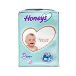 پوشک بچه هانیز سایز 3 بسته 38 عددی