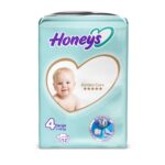 پوشک بچه هانیز سایز 4 بسته 34 عددی