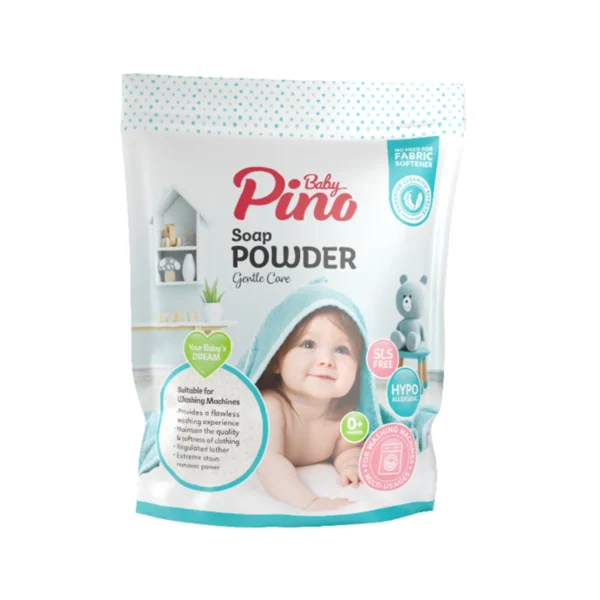 پودر صابون ماشین لباسشویی نوزاد و کودک 800 گرمی پینو بیبی