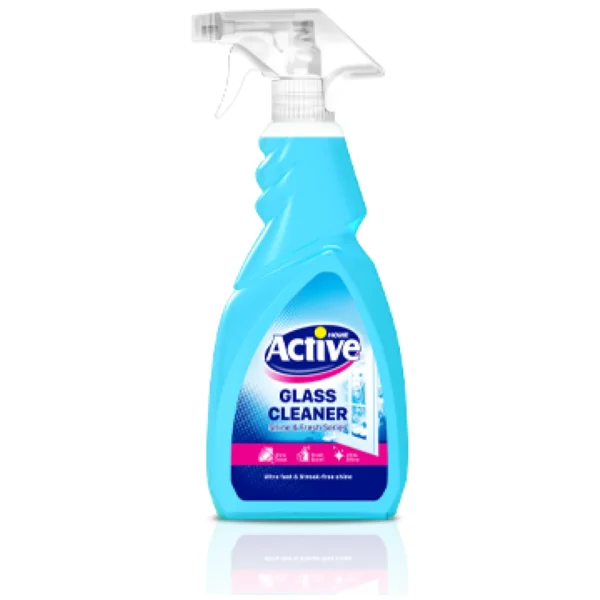 شیشه‌پاک‌کن اکتیو مدل Shine & Fresh آبی حجم ۵۰۰ میلی‌لیتر