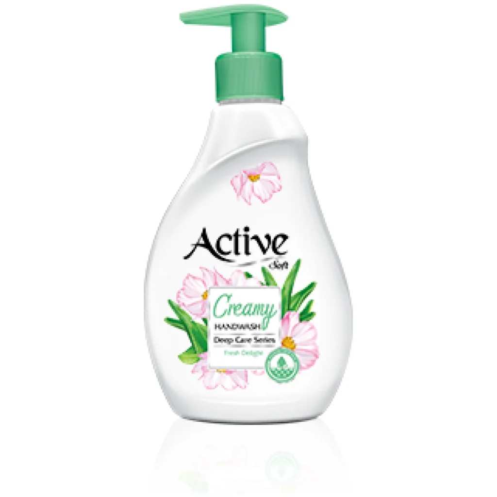 مایع دستشویی کرمی Deep Care اکتیو مدل سبز وزن ۳۵۰ گرم