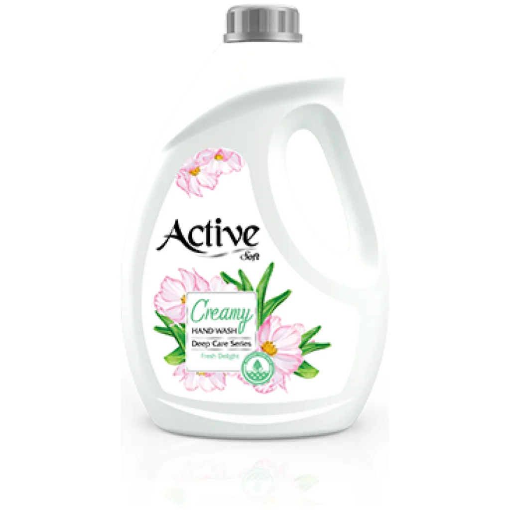 مایع دستشویی کرمی Deep Care اکتیو مدل سبز وزن ۲۰۰۰ گرم